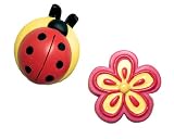 Bubblegum Garden Drawer Pulls Ladybug
