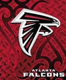Atlanta Falcons 50''X60'' Tattoo Style Royal Plush Raschel Throw Blanket
