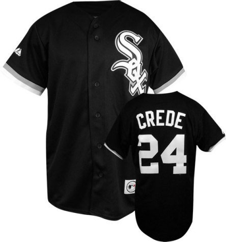 Youth Chicago White Sox #24 Joe Crede Alternate Replica Jersey - S 8