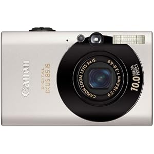 Canon Digital IXUS 85 IS Digitalkamera (10 Megapixel, 3-fach opt. Zoom, 6,4 cm (2,5 Zoll) Display, Bildstabilisator) schwarz