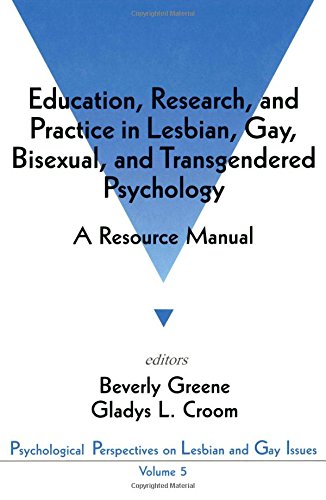 education research and practice in lesbian gay bisexual and transgendered psychology a resource manual 