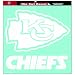 NFL Kansas City Chiefs 18-by-18-Inch Diecut  Decal
