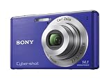 41Q0nsMN6hL. SL160  Sony DSC W530L Digitalkamera (14 Megapixel, 4 fach optischer Zoom, 26mm Weitwinkel, 6,9 cm (2,7 Zoll) Display) blau