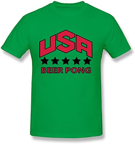 JIEN Men's USA Beer Pong Team T-shirt