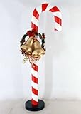FRPクリスマスオブジェ キャンディステッキ