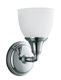 KOHLER K-10570-CP Devonshire Single Wall Sconce, Polished Chrome