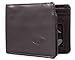 Big Skinny Men's Leather L-Shape Wallet Black