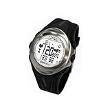 GSI Super Quality All-In-One Water-Resistant Heart Rate Monitor Watch and Transmitter Slim Chest Belt - For Exercise, Sports, Running, Jogging Outdoor Activities - Measures Speed, Pulse, Distance, Fat And Calories - Alarm And Stopwatch Functions