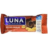 LUNA BAR - Gluten Free Bar - Nutz Over Chocolate - (1.69 oz, 15 Count)