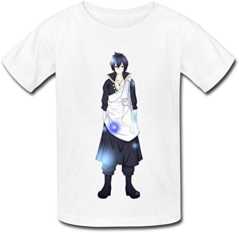 YUMY Youth Zeref Kids Boys And Girls T-Shirt - M White