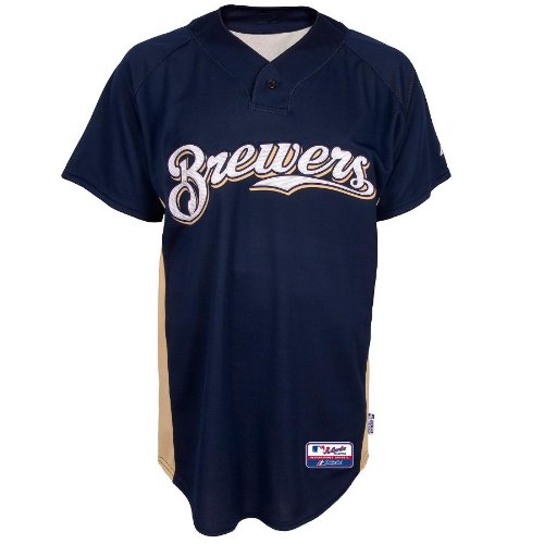 MLB Milwaukee Brewers Batting Practice Jersey (XX-Large)