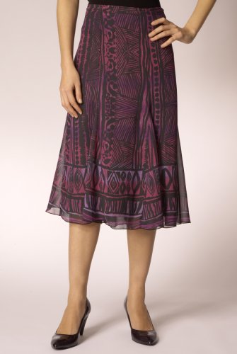 Per Una Tribal Print Fuchsia Skirt clothing