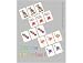 Mah-Jongg (Mahjong) Postkarte 
