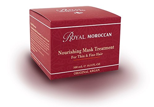 Royal Moroccan Nourishing Mask Treatment for Thin & Fine Hair 16.9oz./ 500 Ml