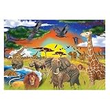 Melissa Doug Safari Adventure Cardboard Jigsaw Puzzle (200 pcs)
