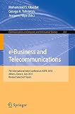 E-business and telecommunications : 7th international joint conference, ICETE 2010 : Athens, Greece, July 26-28 2010 : revised selected papers
