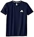adidas Big Boys' Climalite Short Sleeve Tee, Collegiate Navy, Small/8