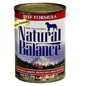 Natural Balance Ultra Premium Beef Formula Canned Dog Food 13 oz.