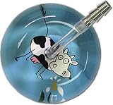 Ultrascope Stethoscope - Cartoon Cow with Light Blue Background