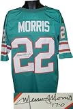 Mercury Morris signed Miami Dolphins Teal Prostyle Jersey 17-0- JSA Hologram