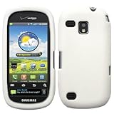 White Silicone Skin / Case / Cover for Samsung Continuum / SCH-I400