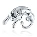 Silver & Diamond Panther Pendant