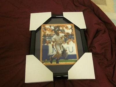 Barry Bonds San Francisco Giants Auto Framed Photo PSA - Framed MLB Photos, Plaques, and Collages