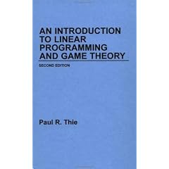An Introduction to Linear Programming and Game Theory