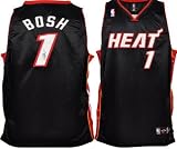 Chris Bosh Autographed/Hand Signed Miami Heat Black Adidas Authentic Jersey
