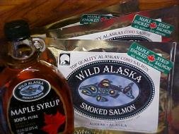 Maple Smoked Sockeye Salmon-1 4 pound fillet by Wild Alaskan Smoked Salmon & Seafood