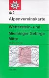  : Alpenvereinskarten : Wetterstein- und Mieminger Gebirge Mitte