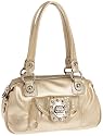 KATHY Van Zeeland Turn Baby Turn Nappa Satchel,Almond,one size