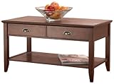 Foremost CFH10222-FMD Sheridan Coffee Table, Walnut, width 35.50in