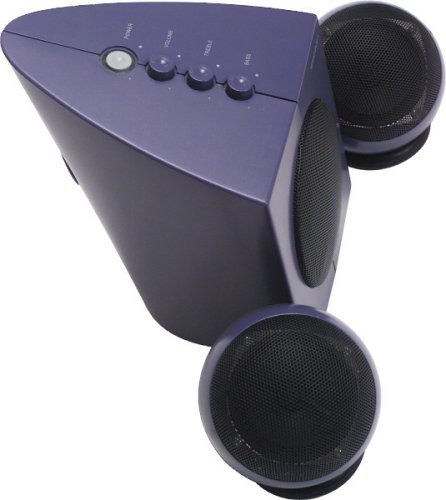 Childrens Toyshop  Video Games : HERAO GC2.1 Purple game speakers