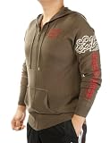 Ed Hardy by Christian Audigier Mens Sweater Hoodies ehm4416 Khaki