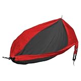 ENO Double Deluxe Hammock (Red/Charcoal)