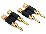 MONSTER CABLE MBD-RH Gold Dual Banana Plugs