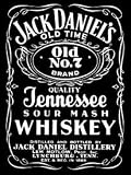Jack Daniels Black Label Vintage Bar Metal Antique Nostalgic Collectible Tin Sign
