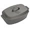 Bayou Classic Cast Iron 18-1/2” Oval Roaster with Domed Lid