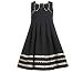 Bonnie Jean Little Girls 4-6X NAUTICAL NAVY BLUE WHITE BOW FRONT RIC-RAC TRIM special...