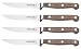 Mundial 2100 Series Wood 4-Piece 4-Inch Steak Knife Set with Serrated Edge