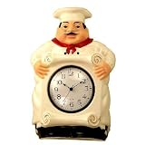 Fat Chef Shaped Kitchen Wall Clock