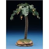 Fontanini 5" Nativity Village Lighted Palm Tree With Display Base #56594