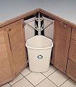 KV Rotary Recycling Center With Out Door Hardware White
