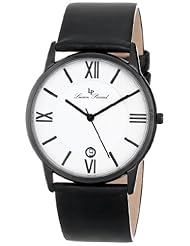 Lucien Piccard Unisex LP-10608-BB-02 Moiry Analog Display Swiss Quartz Black Watch