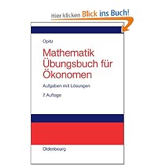 Mathematik<br>�bungsbuch f�r �konomen: Aufgaben mit L�sungen