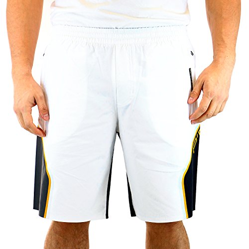 Porsche Design Beach Shorts - White / Solid Grey - Mens - M