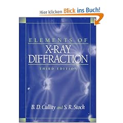 Elements of X-Ray Diffraction