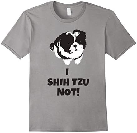 Men's I Shih Tzu Not T-shirt XL Slate