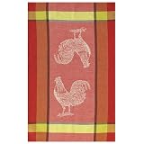Rooster Tea Towel - Cayenne